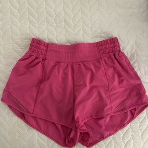 Lululemon Athletica Vibrant Pink Athletic Shorts